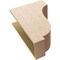 Ekena Millwork 11"W x 22"D x 33"H Classic Van Buren Rough Cedar Woodgrain TimberThane Corbel, Primed Tan CORUR11X22X33VANRCPR - alternate 3
